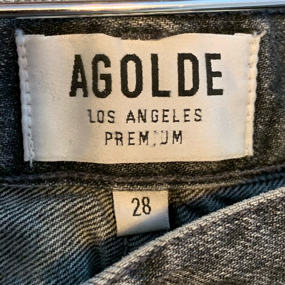 Agolde distressed mini skirt - Picture 3 of 3